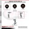 Service Caster 4'' High Temp Glass Filled Nylon Wheel Swivel Caster with Roller Bearing SCC-20S420-GFNRHT - alternate 3